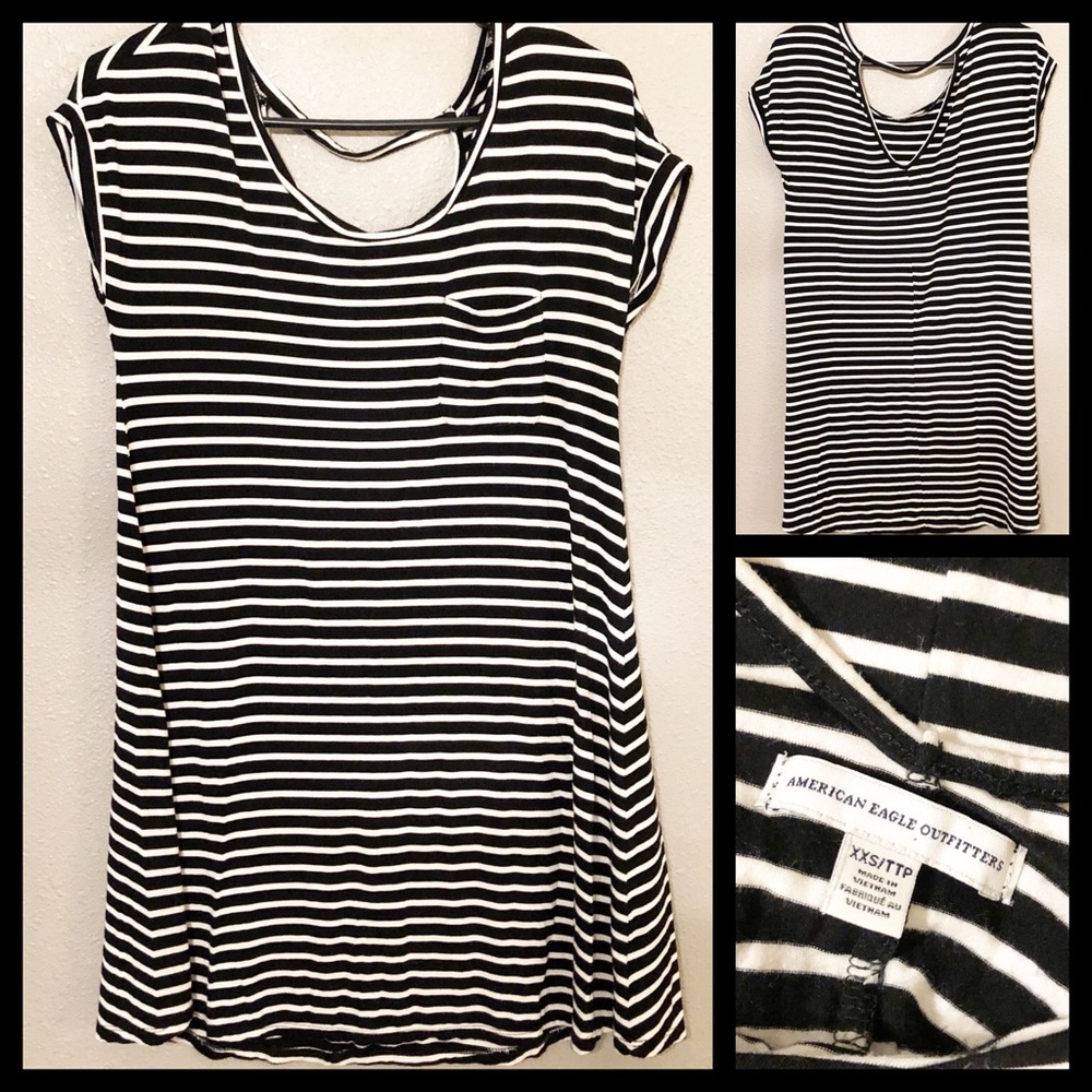 AMERICAN EAGLE l XXS tshirt dress with pocket